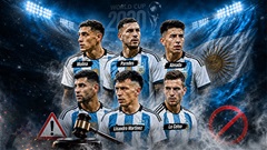 6 tuyển thủ Argentina đối mặt nguy cơ bị cấm dự World Cup 2030