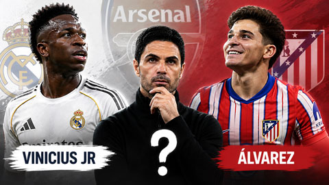 Arsenal nên chiêu mộ Vinicius hay Julian Alvarez?