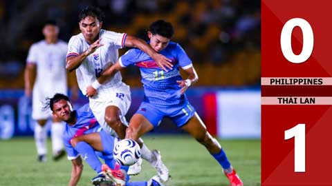 VIDEO bàn thắng Philippines 0-1 Thái Lan