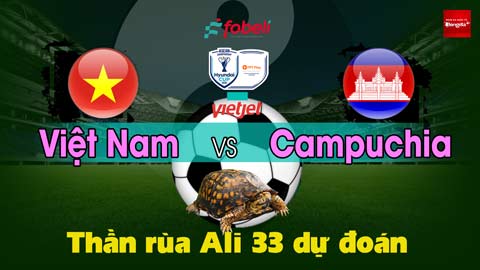 Thần Rùa Ali 33 dự đoán: Việt Nam vs Campuchia (Vòng bảng AFF Cup 2026)