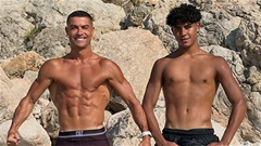 Cristiano Ronaldo Jr bắt đầu viết giấc mơ cho riêng mình