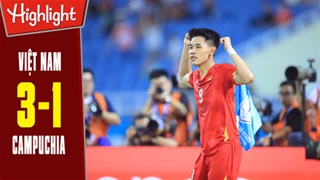 VIDEO bàn thắng Việt Nam 3-1 Campuchia