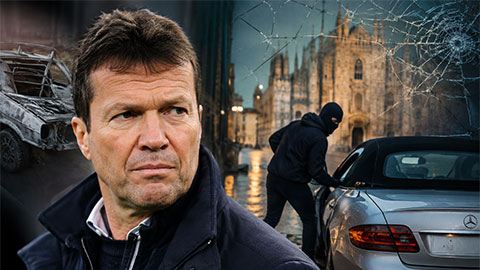 Lothar Matthaus và ác mộng ở Italia: 3 lần bị trộm xe, Mercedes biến mất ngay trước mặt