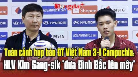 HLV Kim SangSik 'đưa Đình Bắc lên mây'