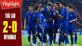 VIDEO bàn thắng Thái Lan 2-0 Myanmar