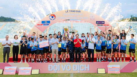 Bế mạc Giải U16 nữ VĐQG 2026