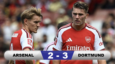 Kết quả Arsenal 2-3 Dortmund: Dortmund vô địch Emirates Cup 2026