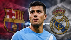 Man City chốt tương lai Rodri giữa sức ép từ Barca và Real