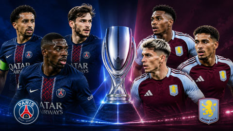 Đội hình dự kiến PSG vs Aston Villa: Akliouche và Garnacho xuất trận?