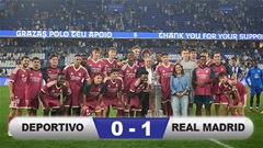 Kết quả Deportivo 0-1 Real Madrid: Los Blancos giành Teresa Herrera cup
