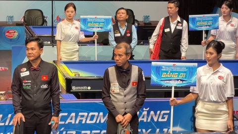 Trần Quyết Chiến thắng áp đảo trận ra quân Giải billiards HTV 2026