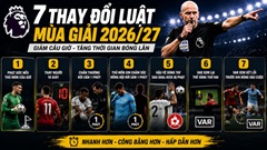  VAR, câu giờ và thay người, những luật mới đáng chú ý tại mùa giải Premier League 2026/27
