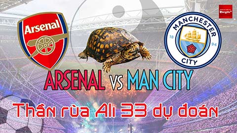Thần Rùa Ali 33 dự đoán: Arsenal vs Man city (Siêu cúp Anh 2026)