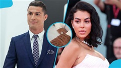 Vợ mới cưới của Ronaldo bất ngờ không đeo nhẫn cưới