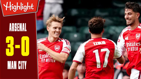 Highlight Arsenal vs Man City: 3-0 (Siêu cúp Anh 2026)
