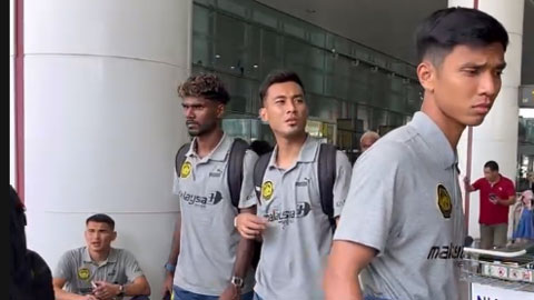 ĐT Malaysia đã có mặt tại Việt Nam