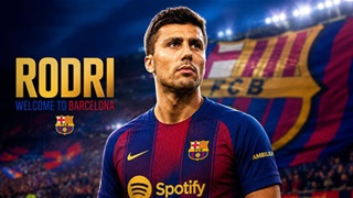 Rodri đến Barca: Man City mất “trái tim”, Flick đón siêu tiền vệ