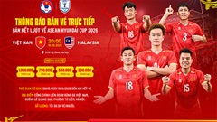Bán vé trực tiếp trận Việt Nam vs Malaysia: Khi nào, ở đâu?