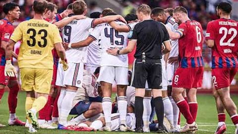 Jamal Musiala lại gục trên sân như Christian Eriksen