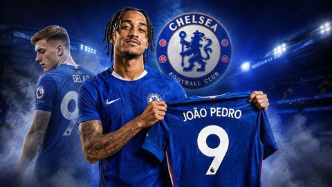 Chelsea lấy áo số 9 của Delap trao cho Joao Pedro