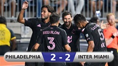 Kết quả Philadelphia Union 2-2 Inter Miami: Inter Miami nối dài mạch không thắng