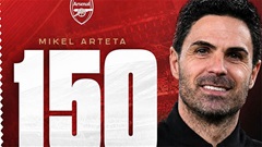 Arteta đi vào lịch sử Premier League với cột mốc đặc biệt