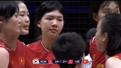 Giải vô địch bóng chuyền nữ châu Á 2026: Việt Nam thua tiếc nuối Hàn Quốc