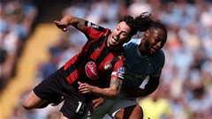 Trực tiếp Man City 0-0 Bournemouth: Haaland bỏ lỡ cơ hội ngon ăn