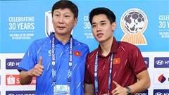 HLV Kim Sang Sik hứa 1 điều nếu Đình Bắc ghi bàn vào lưới Thái Lan 