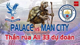 Dự đoán tỷ số Crystal Palace vs Man City: Thần Rùa Ali 33 chọn đội nào?