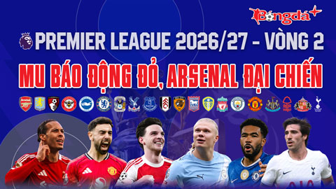 Nhận định Premier League vòng 2: MU báo động đỏ, Arsenal đại chiến
