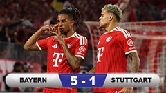 Kết quả Bayern 5-1 Stuttgart: Chiến thắng tưng bừng của Hùm xám