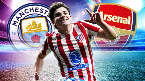 Man City sẵn sàng 'nẫng tay trên' Arsenal vụ Alvarez