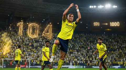 Cú đệm bóng đưa Ronaldo vào lịch sử