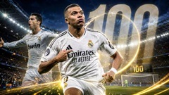 Mbappe tấn công mốc 100 và kỷ lục của Ronaldo 