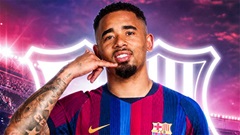 Barca đạt thỏa thuận chiêu mộ Gabriel Jesus từ Arsenal