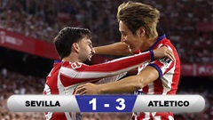 Kết quả Sevilla 1-3 Atletico: Atletico bất bại ở La Liga