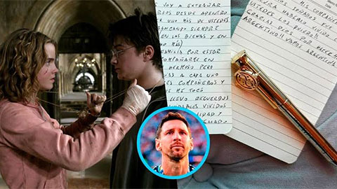 ‘Messi giải nghệ quốc tế vì ngày mai Hogwarts bắt đầu năm học mới’