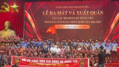 CLB Hưng Yên ra mắt dàn tuyển thủ, hướng tới mục tiêu thăng hạng V.League