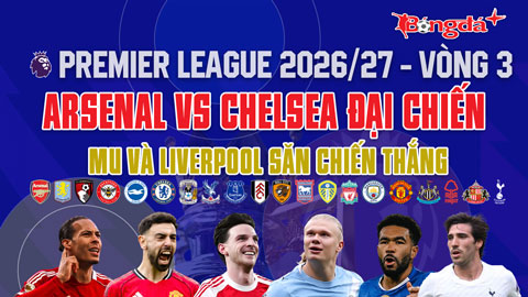 Nhận định Premier League vòng 3: Arsenal vs Chelsea nóng rực, Liverpool săn chiến thắng