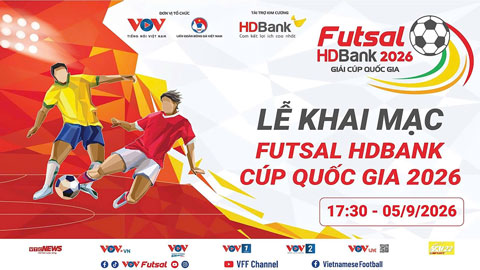Trực tiếp: Thái Sơn Bắc vs Sahako (Giải Futsal HD Bank Cúp Quốc gia 2026)