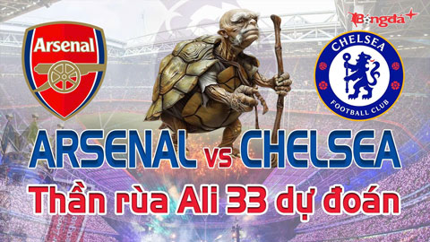 Dự đoán tỷ số Arsenal vs Chelsea: Thần Rùa Ali 33 chọn đội nào?