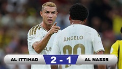 Kết quả Al Ittihad 2-1 Al Nassr: Al Nassr nhận thất bại đầu tiên