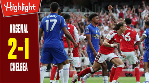 Arsenal vs Chelsea: 2-1