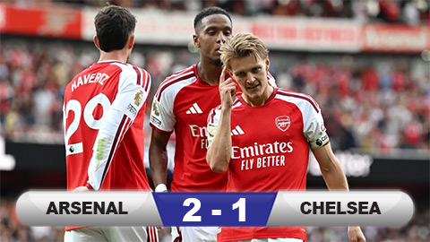 Kết quả Arsenal vs Chelsea: Pháo thủ ngược dòng xuất sắc