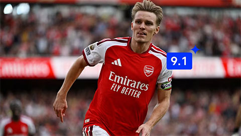 Tin bóng đá tối 7/9: Thủ quân Arsenal được vinh danh Cầu thủ xuất sắc nhất tuần