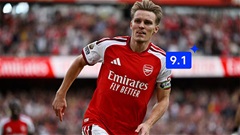 Tin bóng đá tối 7/9: Thủ quân Arsenal được vinh danh Cầu thủ xuất sắc nhất tuần