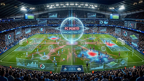 Siêu máy tính dự đoán kết quả Porto vs Man City tại Champions League