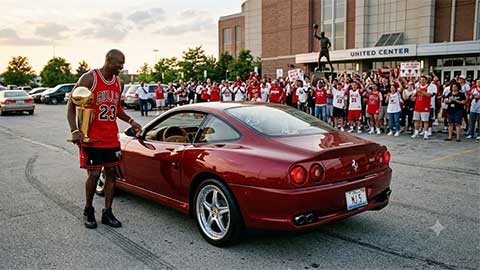 Ferrari 550 lên sàn đấu giá, xe của huyền thoại bóng rổ Michael Jordan có thể đắt cỡ nào?