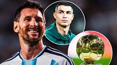 Ứng viên đề cử Quả Bóng Vàng 2026: Messi có mặt, Ronaldo vắng bóng